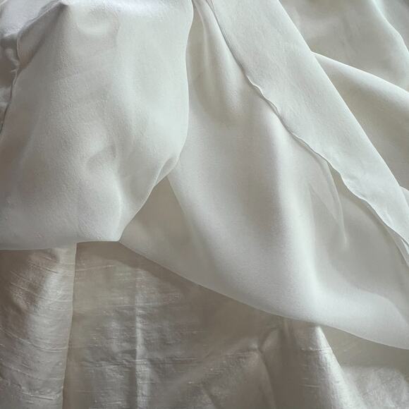 Custom Made Wedding Dress by Diane Faulkner Back Sleeveless Double Lined 32" - Picture 8 of 8